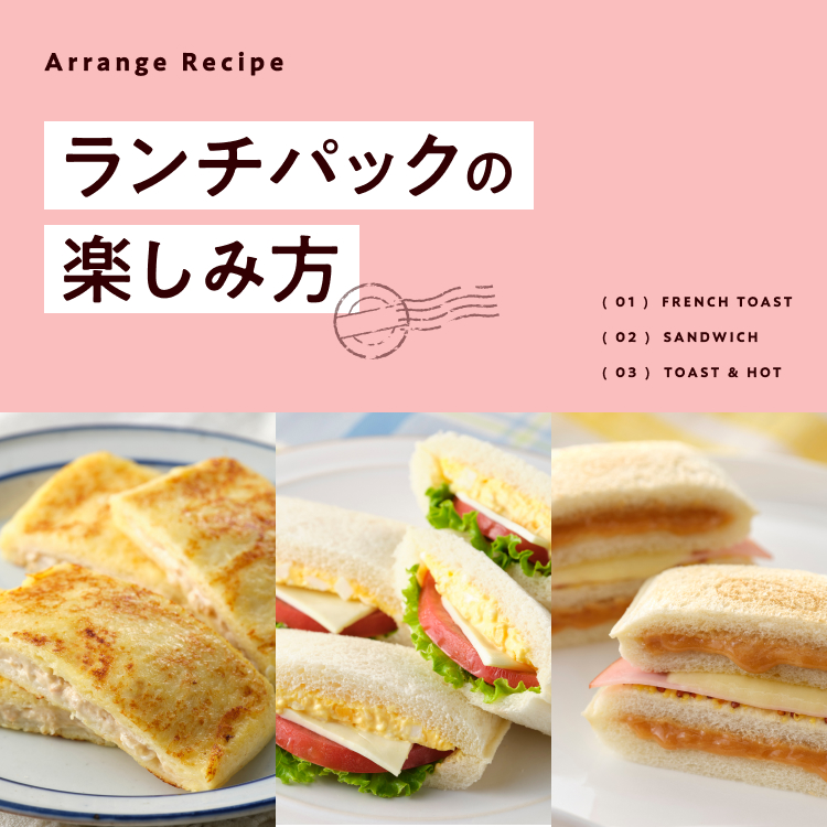 ランチパックの楽しみ方