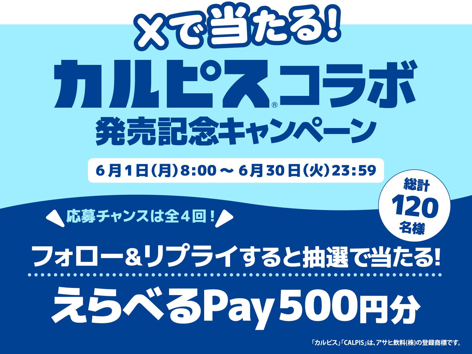 カルピス®コラボ　販売記念キャンペーン