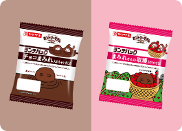 不二家「カントリーマアムチョコまみれ」とコラボした「チョコまみれ入れちゃいました」「まみれさんの収穫入れちゃいました」