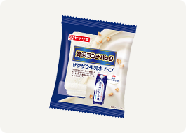森永おいしい牛乳とコラボした「贅沢ランチパック（ザクザク牛乳ホイップ）」