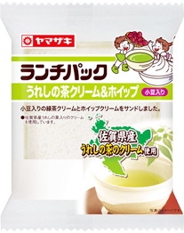 うれしの茶クリーム＆ホイップ（小豆入り）