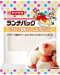 レアチーズ風味クリーム＆いちごジャム