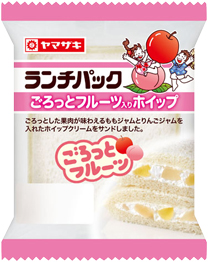 ごろっとフルーツ入りホイップ