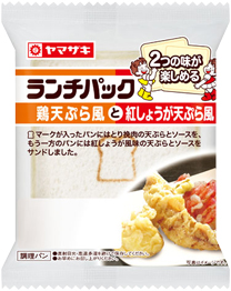 鶏天ぷら風と紅しょうが天ぷら風