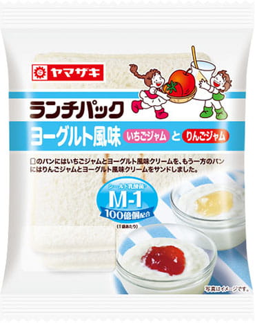 ヨーグルト風味（いちごジャムとりんごジャム）