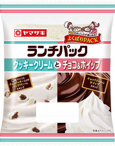 クッキークリームとチョコ＆ホイップ