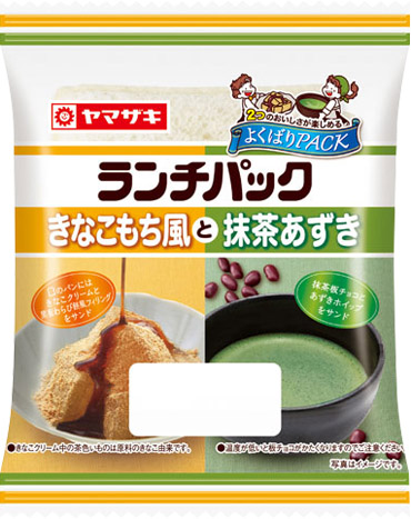 きなこもち風と抹茶あずき