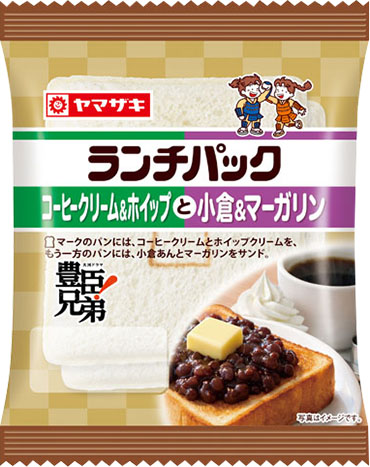 コ－ヒ－クリ－ム＆ホイップと小倉＆マ－ガリン