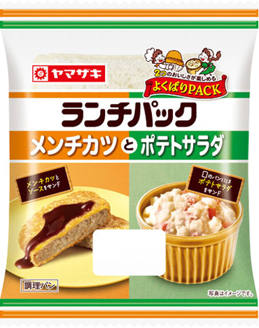 メンチカツとポテトサラダ