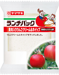 果肉入りりんごクリーム＆ホイップ（青森県産りんご入りクリーム使用）