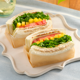 野菜たっぷりダブルツナサンド