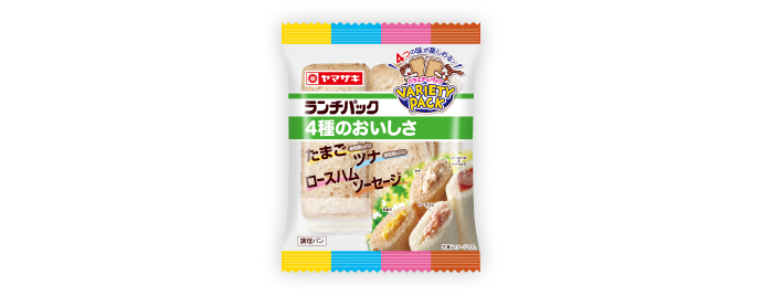 ランチパック 4種のおいしさ 3種のチーズ