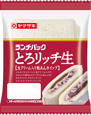 とろリッチ生 生クリーム入り粒あんホイップ