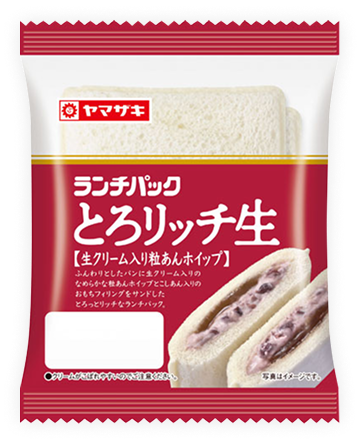 とろリッチ生 生クリーム入り粒あんホイップ