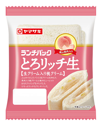 とろリッチ生 生クリーム入り桃クリーム