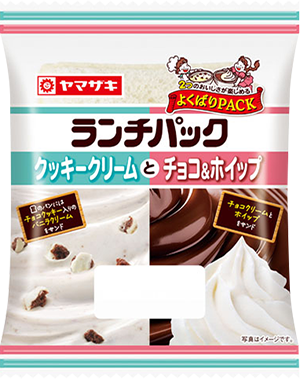 クッキークリームとチョコ&ホイップ