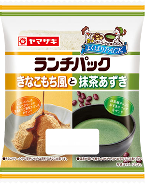 きなこもち風と抹茶あずき