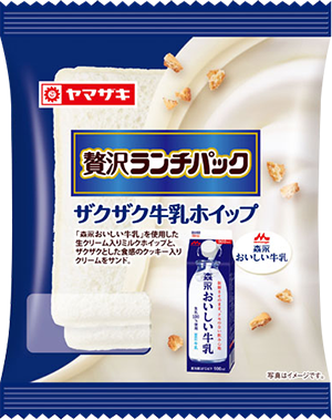 贅沢ランチパック（ザクザク牛乳ホイップ）